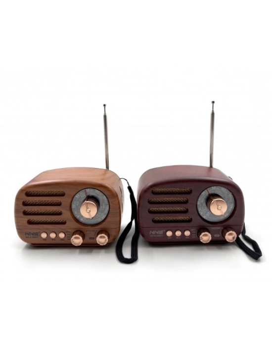Ahşap Retro Radyo