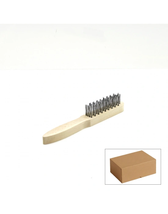 Ahşap Saplı Metal Tel Fırça