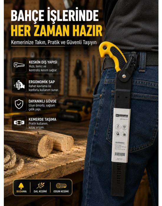 Ahşap ve Dal Kesiminde Etkili Bahçe Bıçkısı