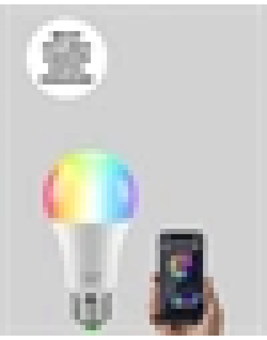 Akıllı 9W RGBW LED Ampul, tasaruflu romantik ışıklı