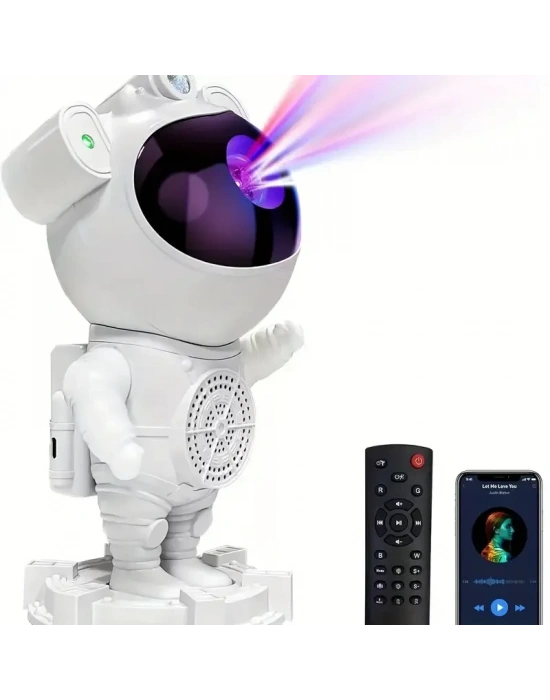 Akıllı Astronot Projeksiyon Gece Aydınlatma &amp; Bluetooth Hoparlör