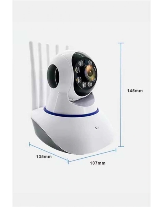 Akıllı Gece Görüşlü Sensörlü Wifi Kamera Telefondan Takip Edilebilir