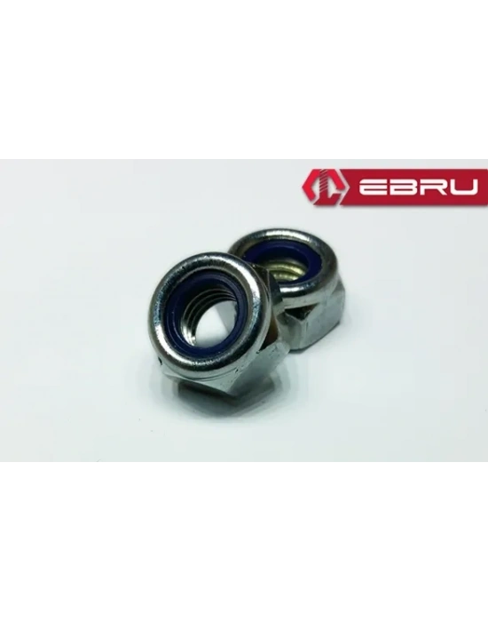 Altıköşe Fiberli Somun M6 - 100 Adet