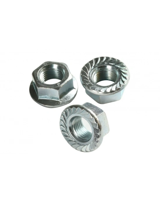 Altıköşe Flanşlı Somun M10 - 10 Adet