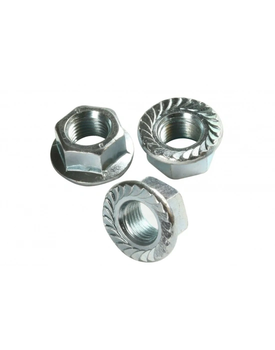 Altıköşe Flanşlı Somun M6 - 10 Adet
