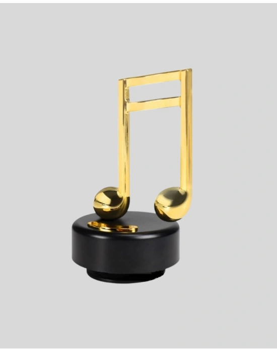 Altın Nota Figürlü Müzik Kutusu