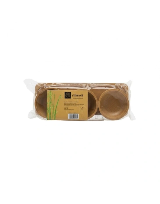 Altlıklı Bambu Mini Sunumluk