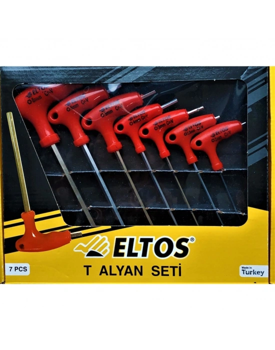 Alyan Takımı 7 Parça T Tipi Allen - Eltos