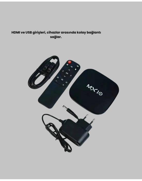 Android 4K TV Box – Wi-Fi, Bluetooth, Dolby Ses, 60 FPS Ultra HD