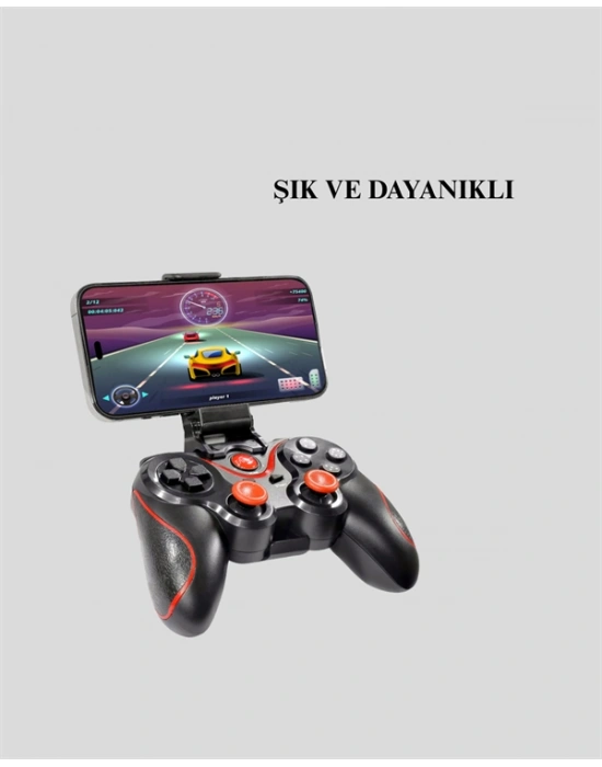 Android Uyumlu Gamepad X3 Game Stick Oyun Kolu Bluetooth Bağlantılı