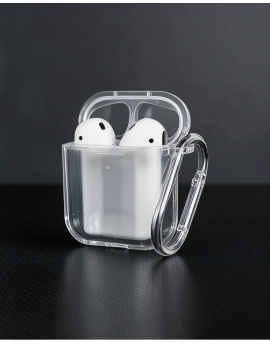 Apple Airpods 2 (2.nesil) Hang Kılıf - Şeffaf