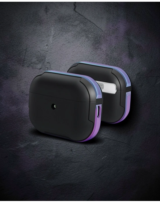Apple Airpods 3 (3.nesil) Mo-a8 Armor Kılıf - Rainbow