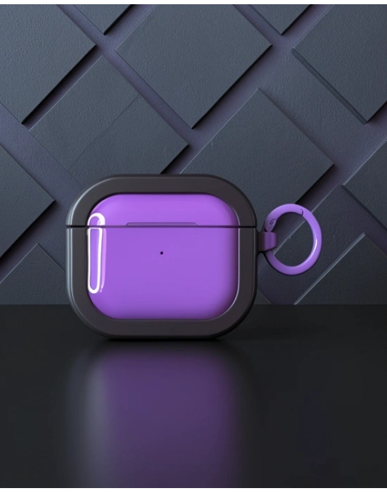 Apple Airpods Pro 2 (2.nesil) Bond Kılıf - Mor