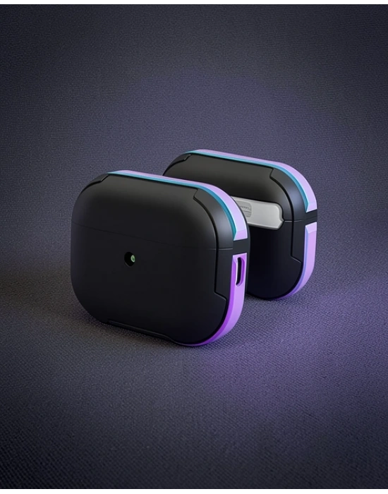 Apple Airpods Pro 2 (2.nesil) Mo-a8 Armor Kılıf - Rainbow