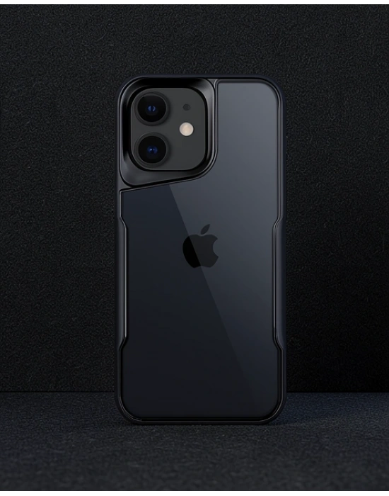 Apple İphone 11 Kılıf Boyi Silikon Kapak - Siyah