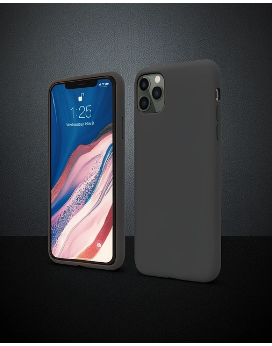 Apple İphone 11 Pro Kılıf First Silikon - Siyah