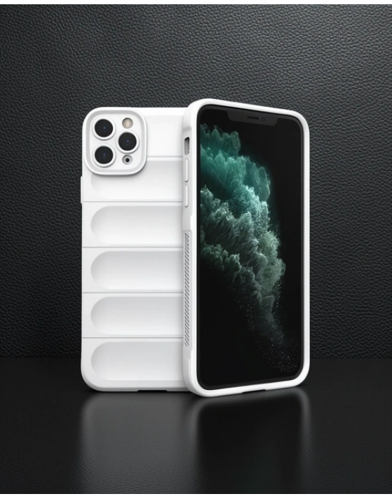 Apple İphone 11 Pro Kılıf Optimum Silikon - Krem