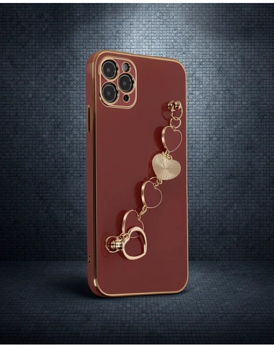 Apple İphone 11 Pro Max Kılıf Esila Silikon - Kırmızı