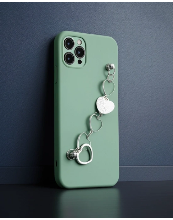 Apple İphone 11 Pro Max Kılıf Esila Silikon - Su Yeşili