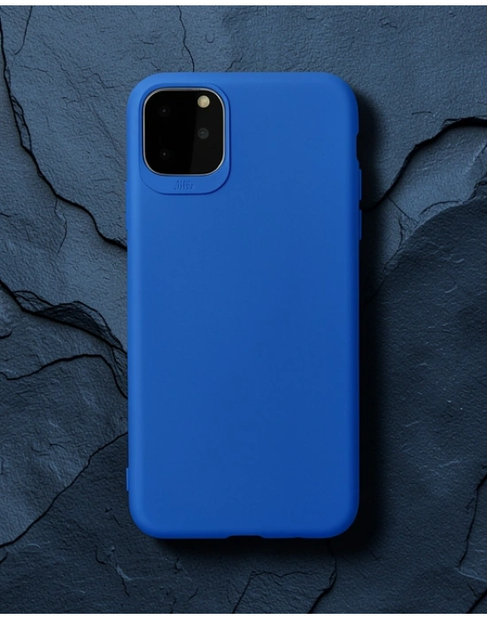 Apple İphone 11 Pro Max Kılıf First Silikon - Mavi