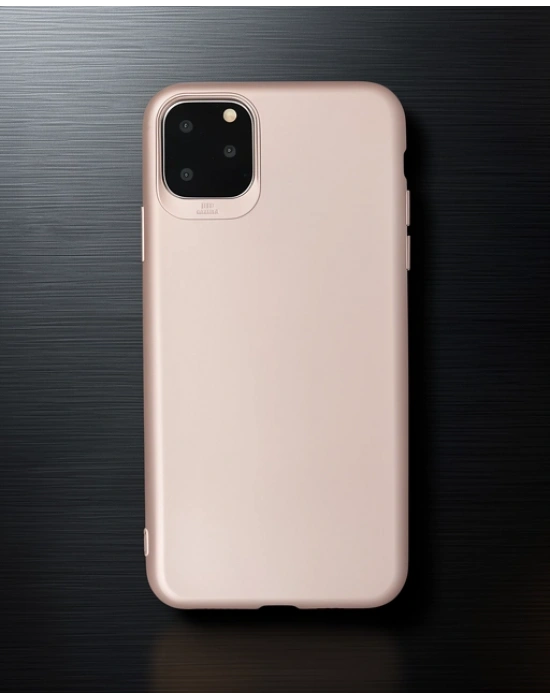 Apple İphone 11 Pro Max Kılıf First Silikon - Rose Gold