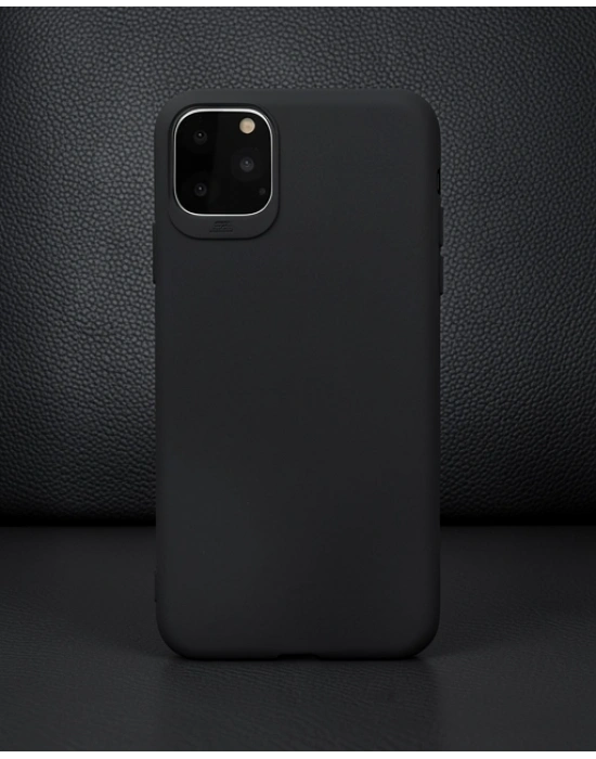 Apple İphone 11 Pro Max Kılıf First Silikon - Siyah