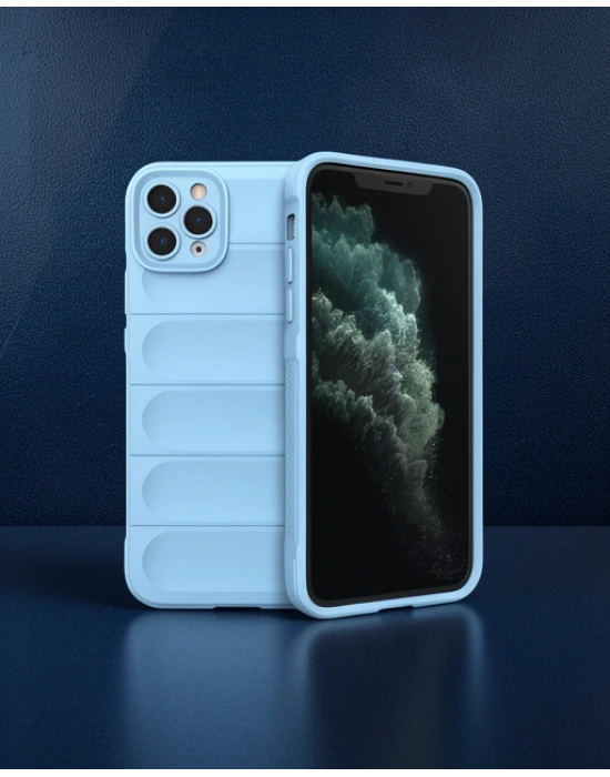 Apple İphone 11 Pro Max Kılıf Optimum Silikon - Sky Blue