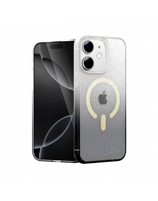 Apple iPhone 11 Pummel Shiny Magsafe Kapak - Siyah
