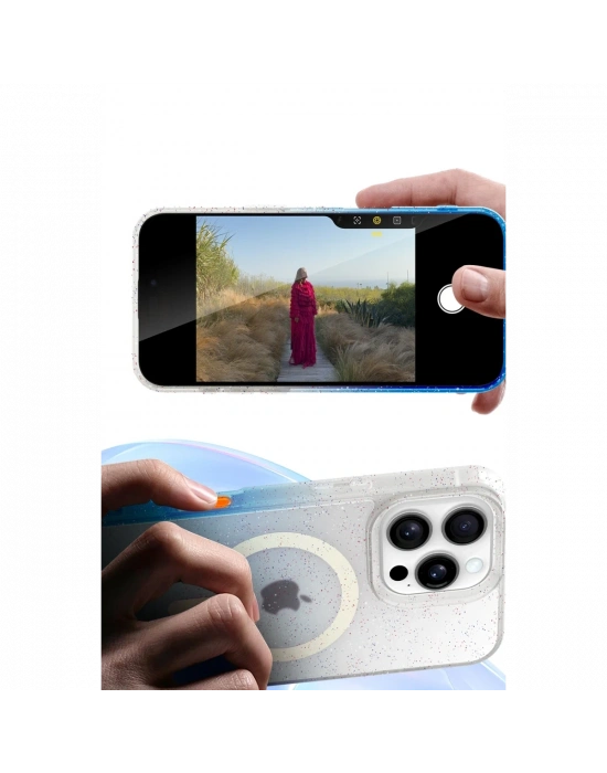 Apple iPhone 11 Pummel Shiny Magsafe Kapak - Siyah