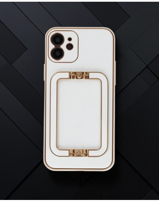 Apple İphone 12 Kılıf Coco Elit Kapak - Beyaz