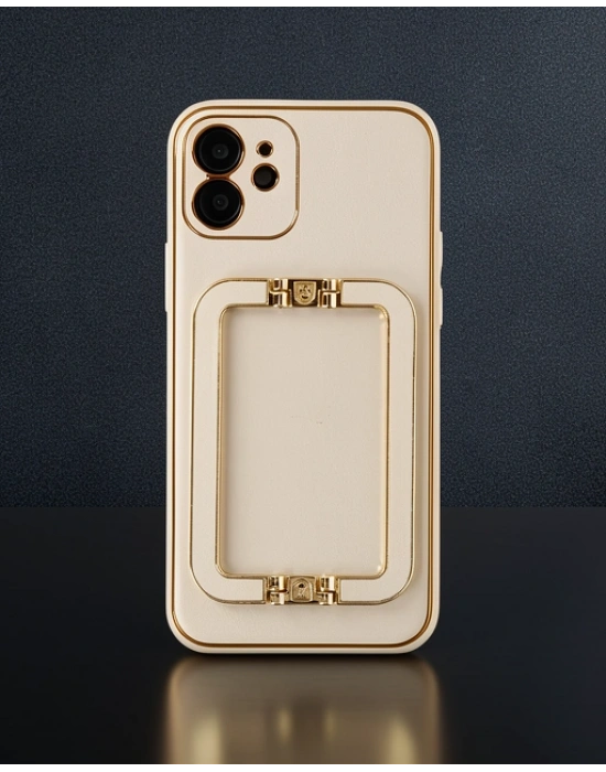 Apple İphone 12 Kılıf Coco Elit Kapak - Gold