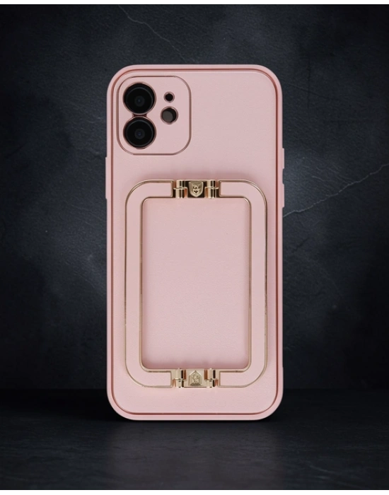Apple İphone 12 Kılıf Coco Elit Kapak - Pembe