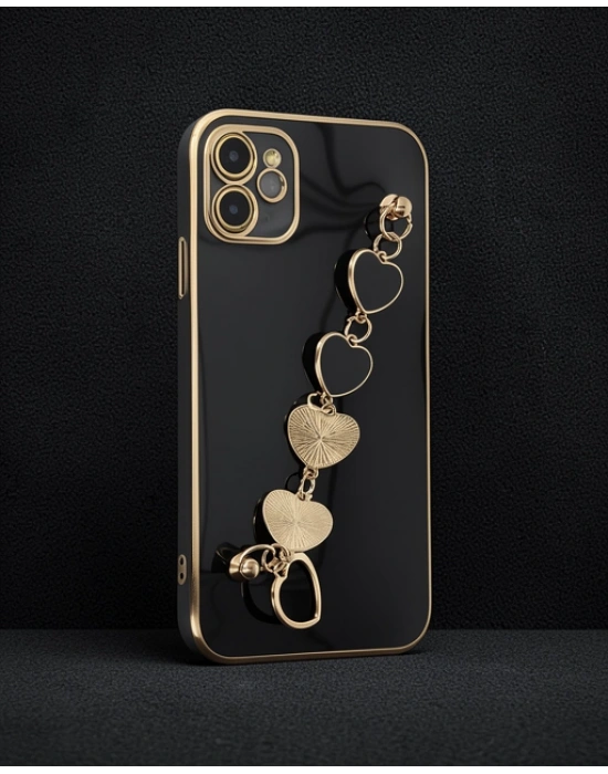 Apple İphone 12 Kılıf Esila Silikon - Siyah