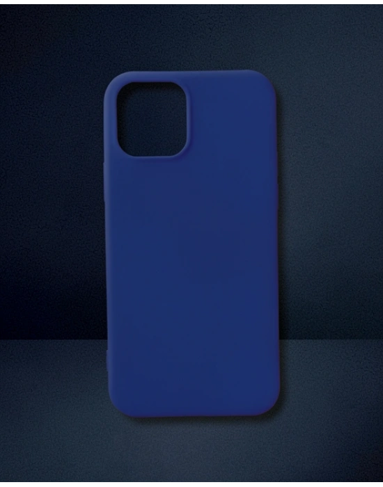 Apple İphone 12 Mini Kılıf First Silikon - Lacivert