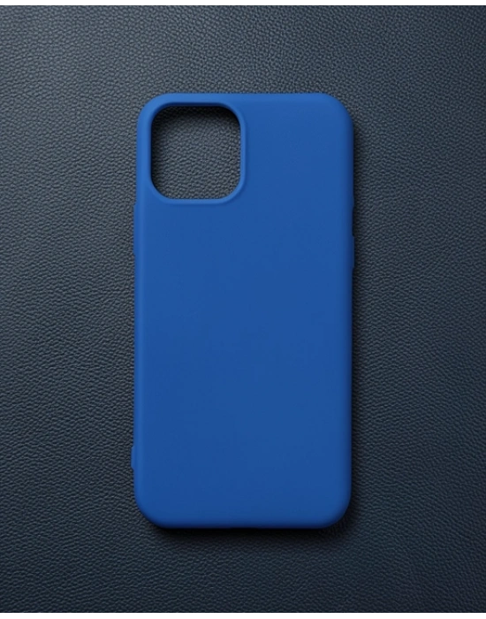 Apple İphone 12 Mini Kılıf First Silikon - Mavi