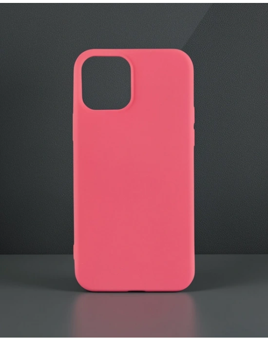 Apple İphone 12 Mini Kılıf First Silikon - Pembe
