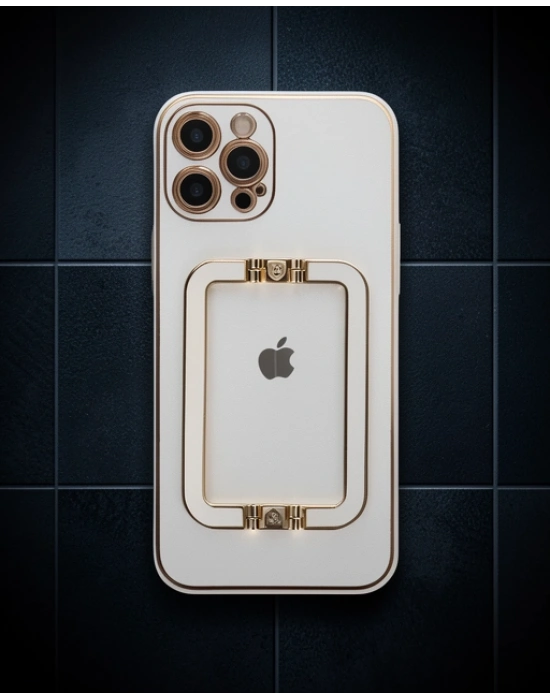 Apple İphone 12 Pro Kılıf Coco Elit Kapak - Beyaz