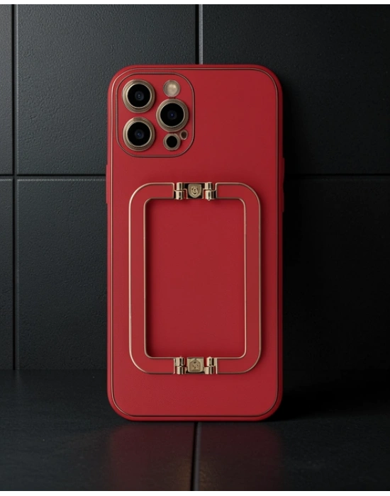 Apple İphone 12 Pro Kılıf Coco Elit Kapak - Kırmızı