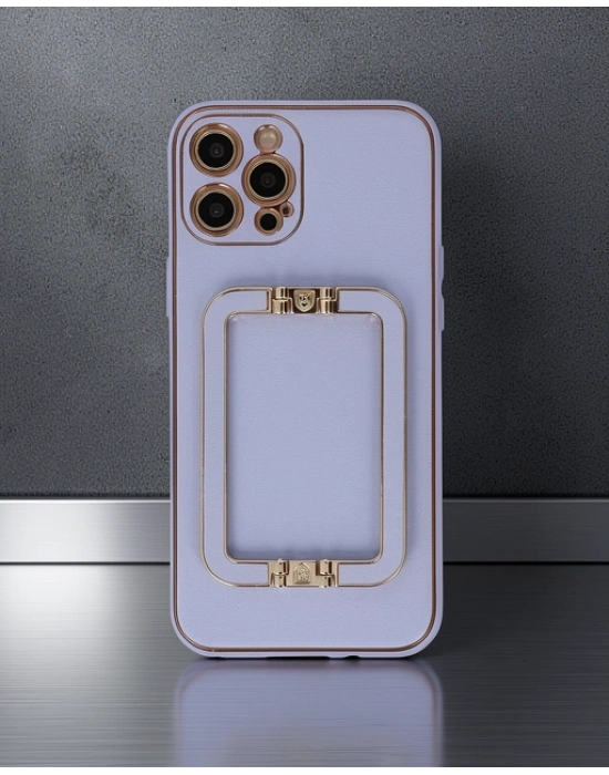 Apple İphone 12 Pro Kılıf Coco Elit Kapak - Lila