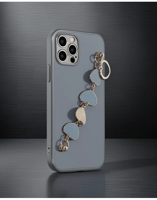 Apple İphone 12 Pro Kılıf Esila Silikon - Gri