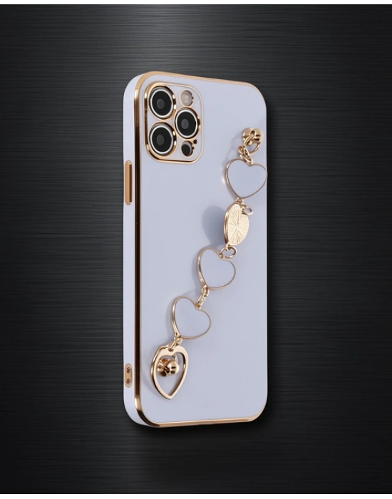Apple İphone 12 Pro Kılıf Esila Silikon - Lila