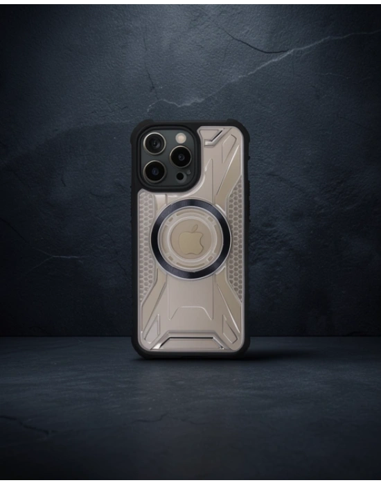 Apple İphone 12 Pro Kılıf Prag Magneticsafe Kapak - Siyah