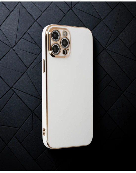 Apple İphone 12 Pro Kılıf Volet Silikon - Beyaz