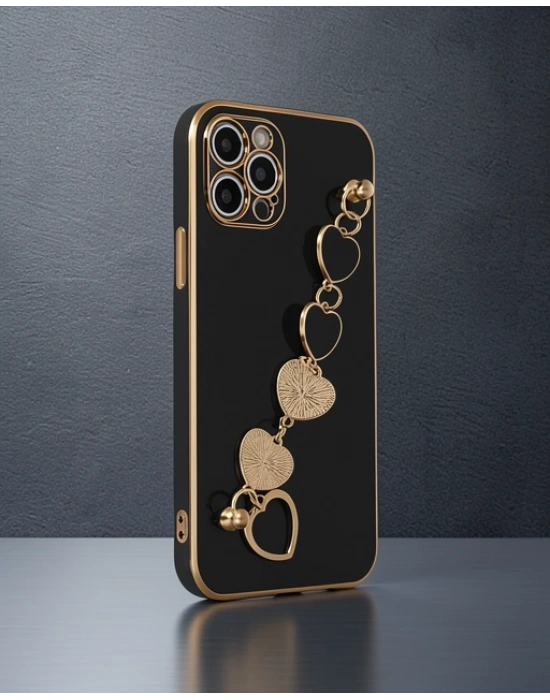 Apple İphone 12 Pro Max Kılıf Esila Silikon - Siyah