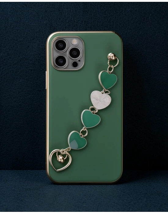 Apple İphone 12 Pro Max Kılıf Esila Silikon - Su Yeşili