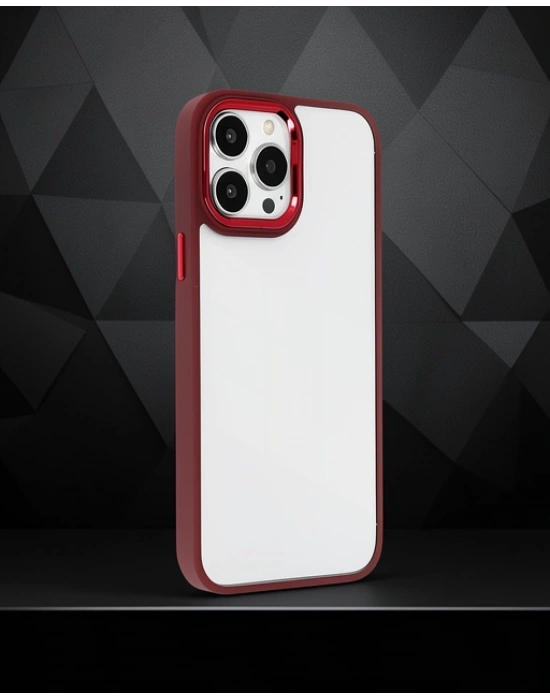 Apple İphone 13 Pro Kılıf Dora Kapak - Kırmızı