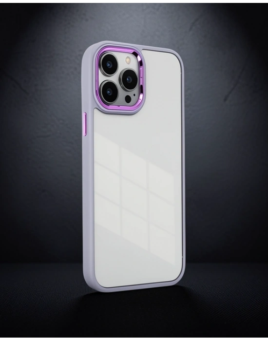Apple İphone 13 Pro Kılıf Dora Kapak - Lila