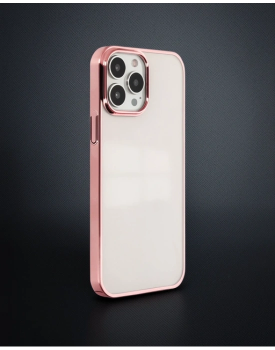 Apple İphone 13 Pro Kılıf Element Silikon - Pembe