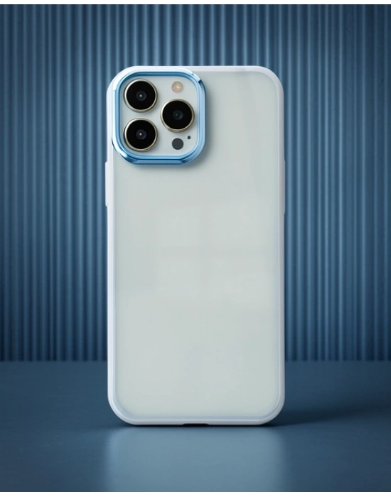 Apple İphone 13 Pro Kılıf Element Silikon - Sky Blue