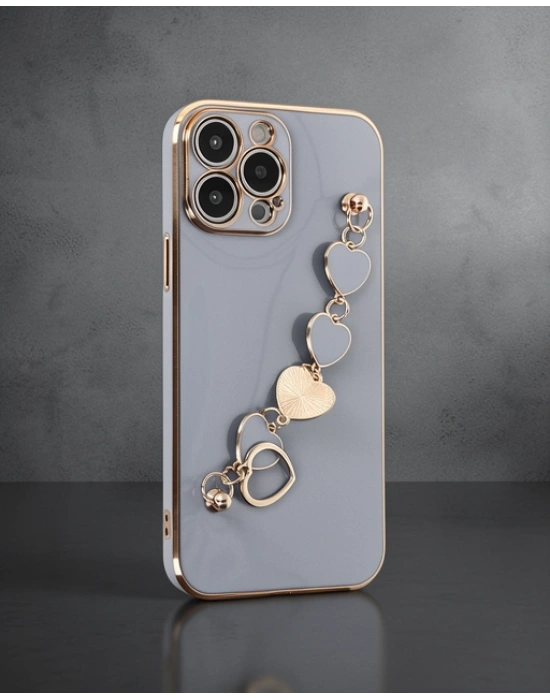 Apple İphone 13 Pro Kılıf Esila Silikon - Gri